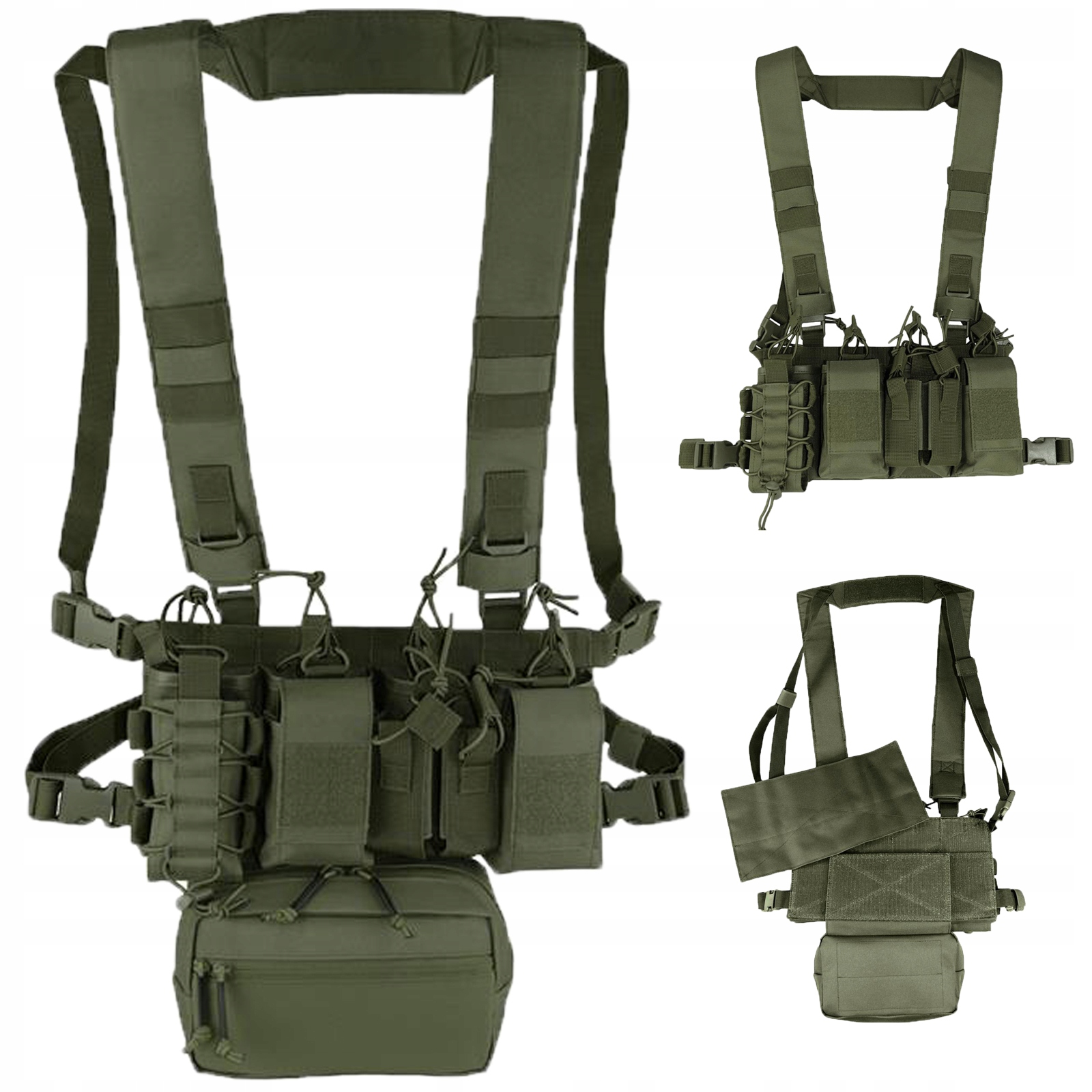 Kamizelka taktyczna Chest Olive Khaki Zielona Camo