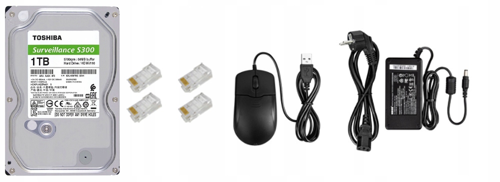 Zestaw Monitoringu IP UNIARCH 4Mpx 4 Kamery IPC-B314-APKZ Marka Uniview