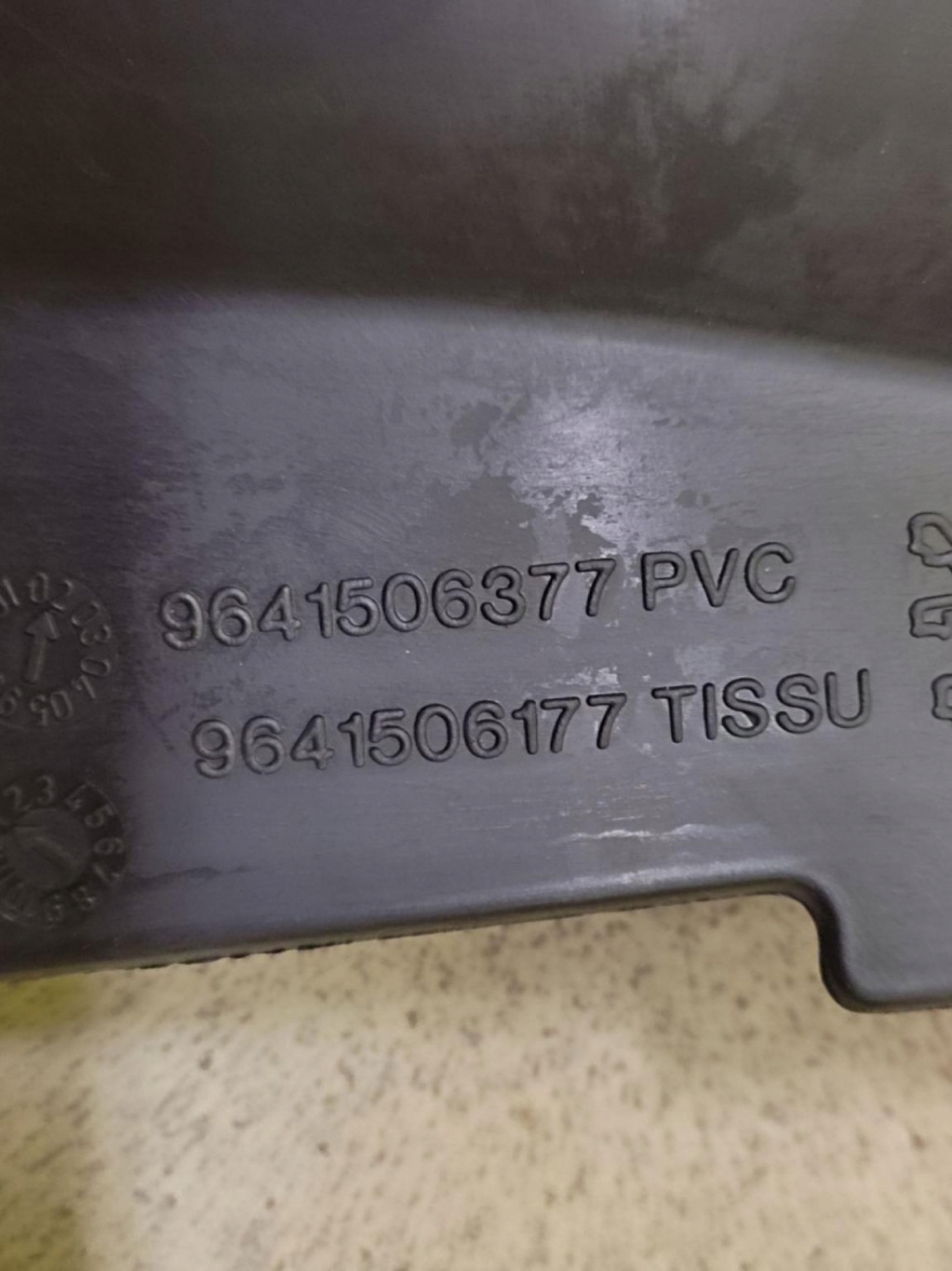 PEUGEOT 206 CC upholstery left rear part
