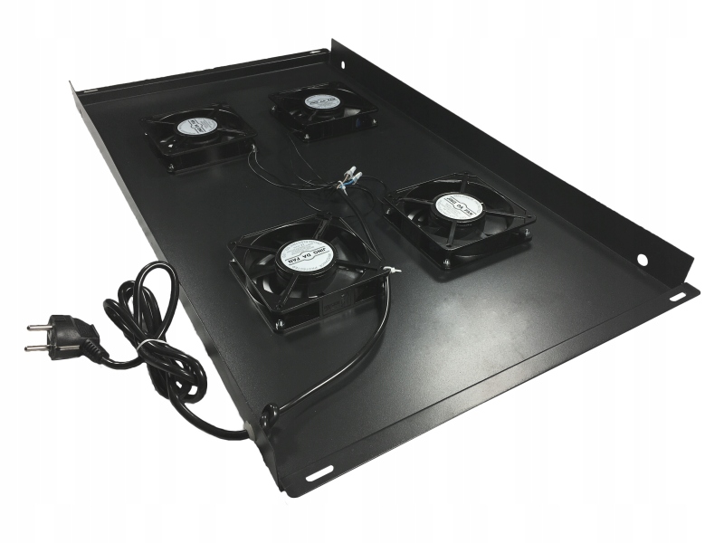 Panel wentylacyjny dachowy, 4 wentylatory do szafy Rack 600x1000 Alantec