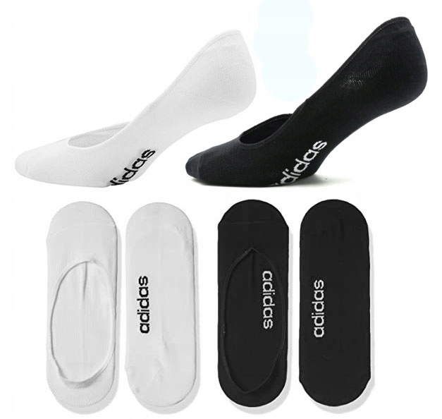 

Damskie Stopki Adidas 2 Pary Invisible 2PAK 35-38