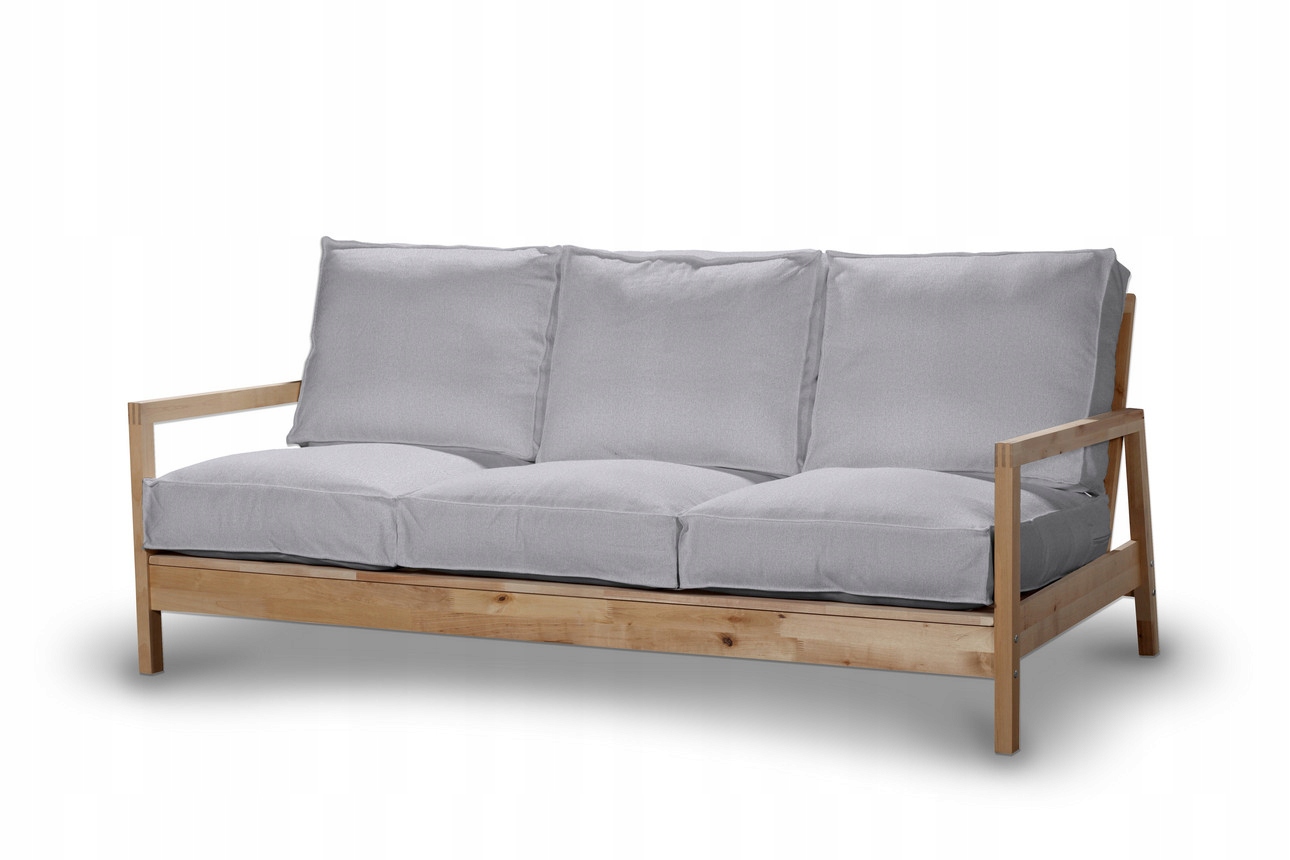 Poťah na 3-miestnu nerozkladaciu pohovku Ikea Lillberg, čierny