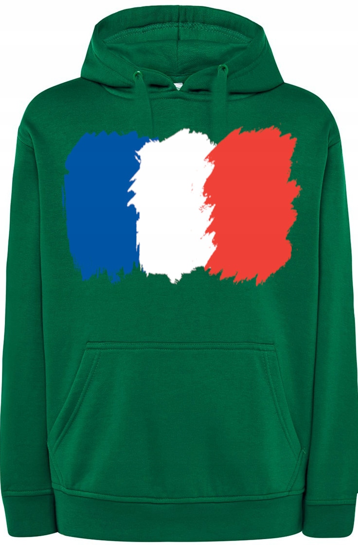 Francie Vlajka Pánská Mikina Kapuce Potisk r.M