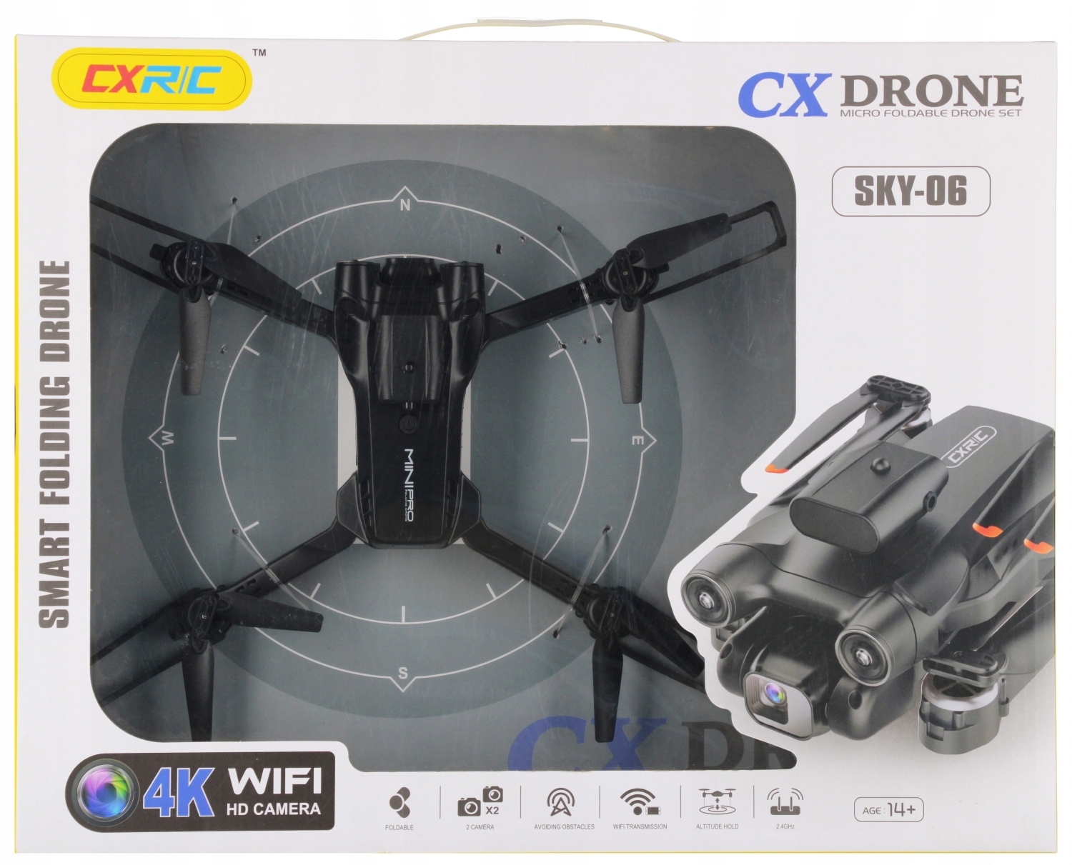 Dálkově Ovládaný Dron S Kamerou 4K Wifi