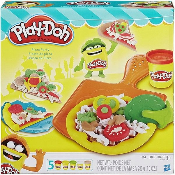 

Playdoh Pizza Party Ciastolina Kuchnia 5 Tub