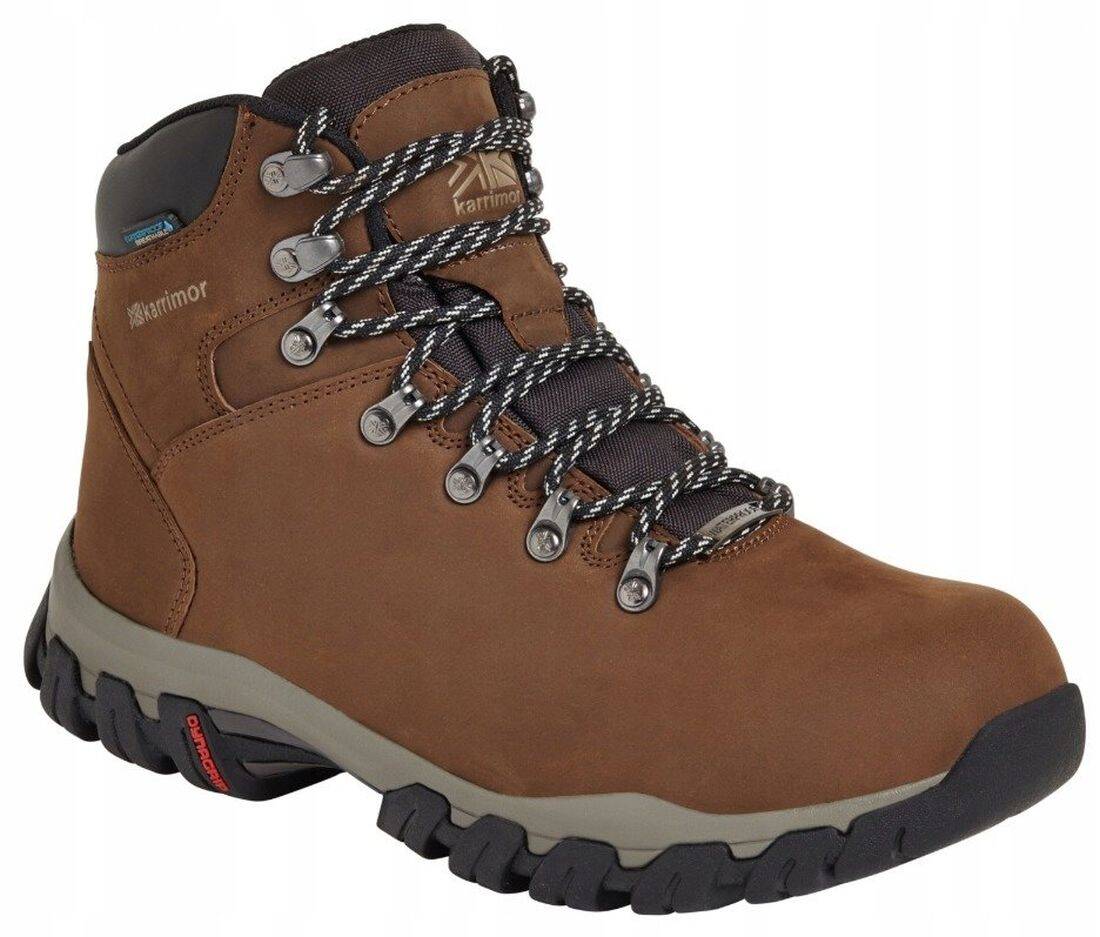 Pánské trekové boty do hor Karrimor Mendip K896-DKB Nubuk Vel. 46