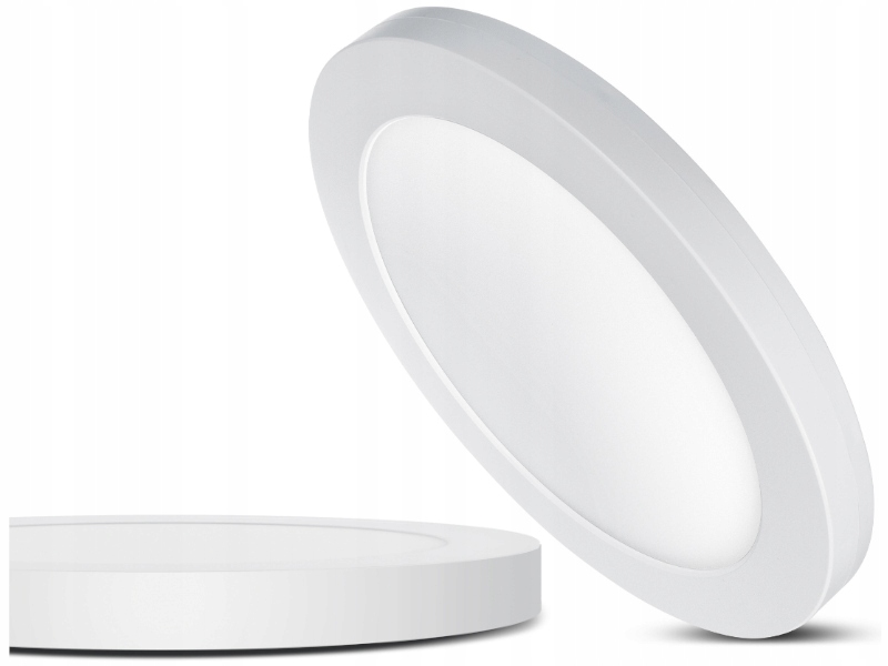 

Lampa Led Natynkowa Biała 12W Trzy Tryby Światła