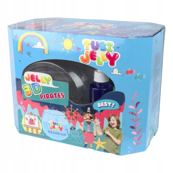 

Zestaw Tubi Jelly 8 kolorów+duże akwarium