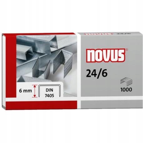 

Zszywki Novus 24/6 Din 1000szt. 040-0158