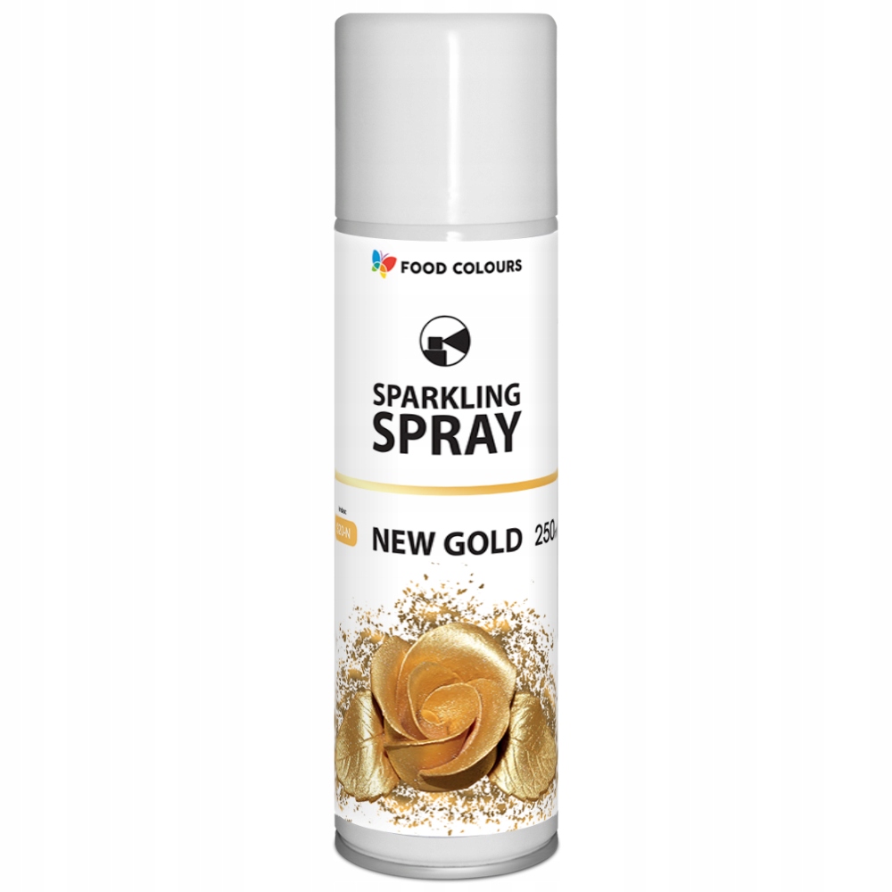 Food Colours ve spreji New gold 250ml