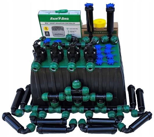 Zestaw nawadniania Rain Bird z Wi-Fi 4 sekcje 12 zraszaczy Czujnik