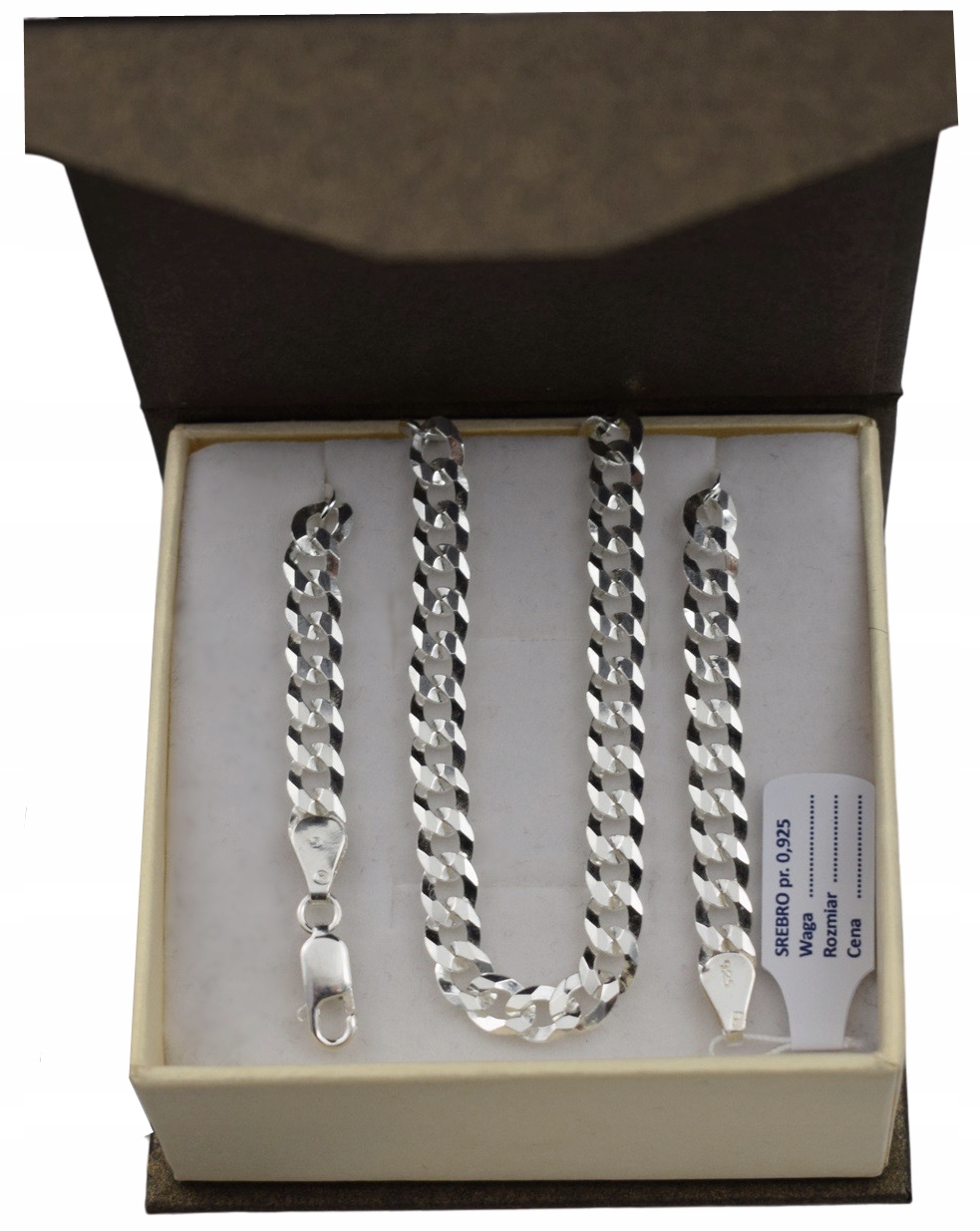 

Łańcuszek Srebrny Pancerka 5,60 MM +grawer /- 50 %