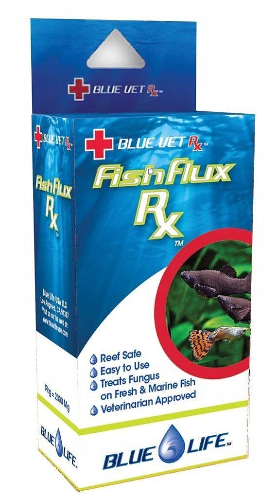 Blue Life Fish Flux Rx Přípravek Na Plísňové Infekce U Ryb V Akváriu 4000