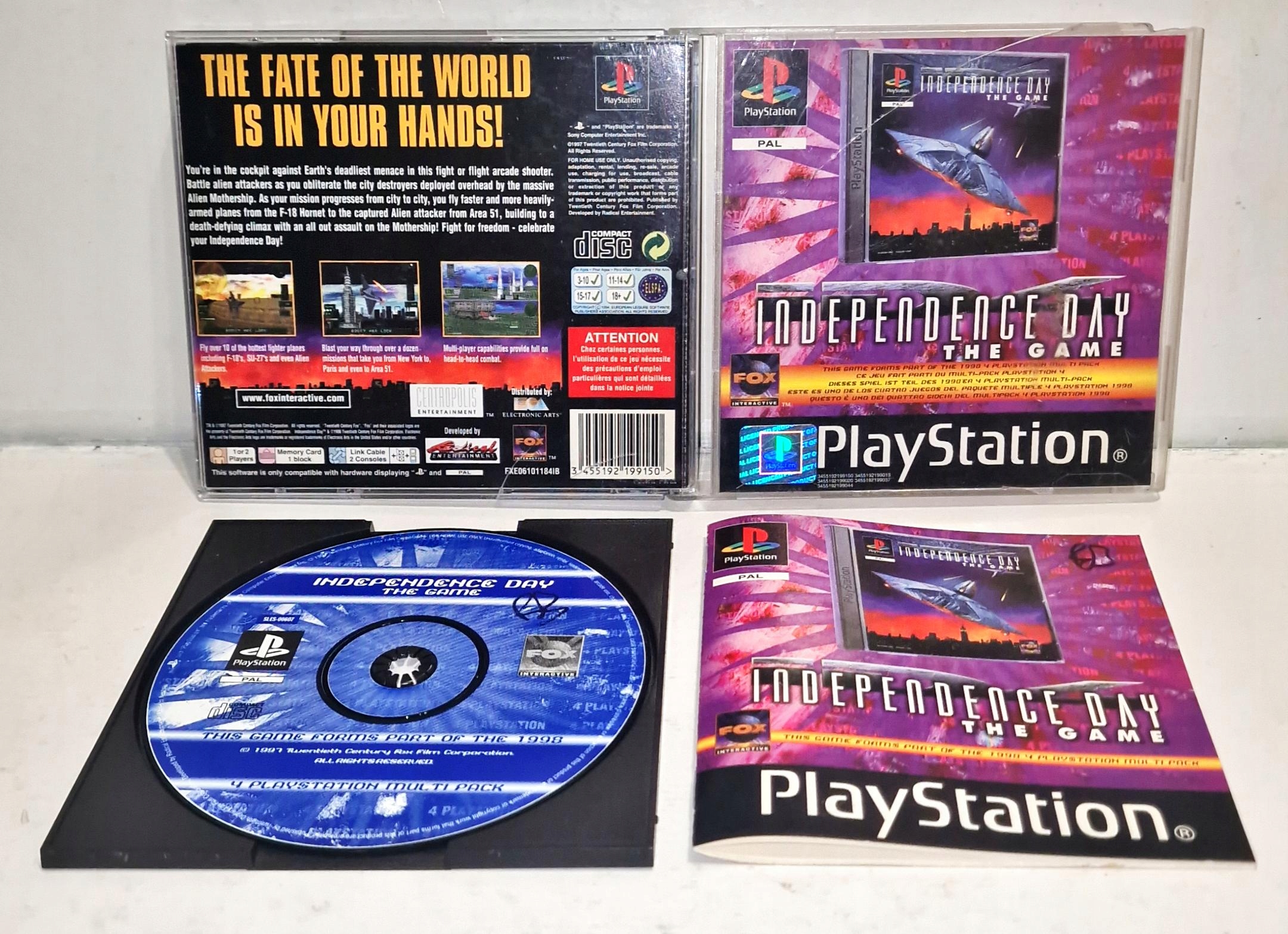 Gra INDEPENDENCE DAY PSX CZYTAJ OPIS !!!