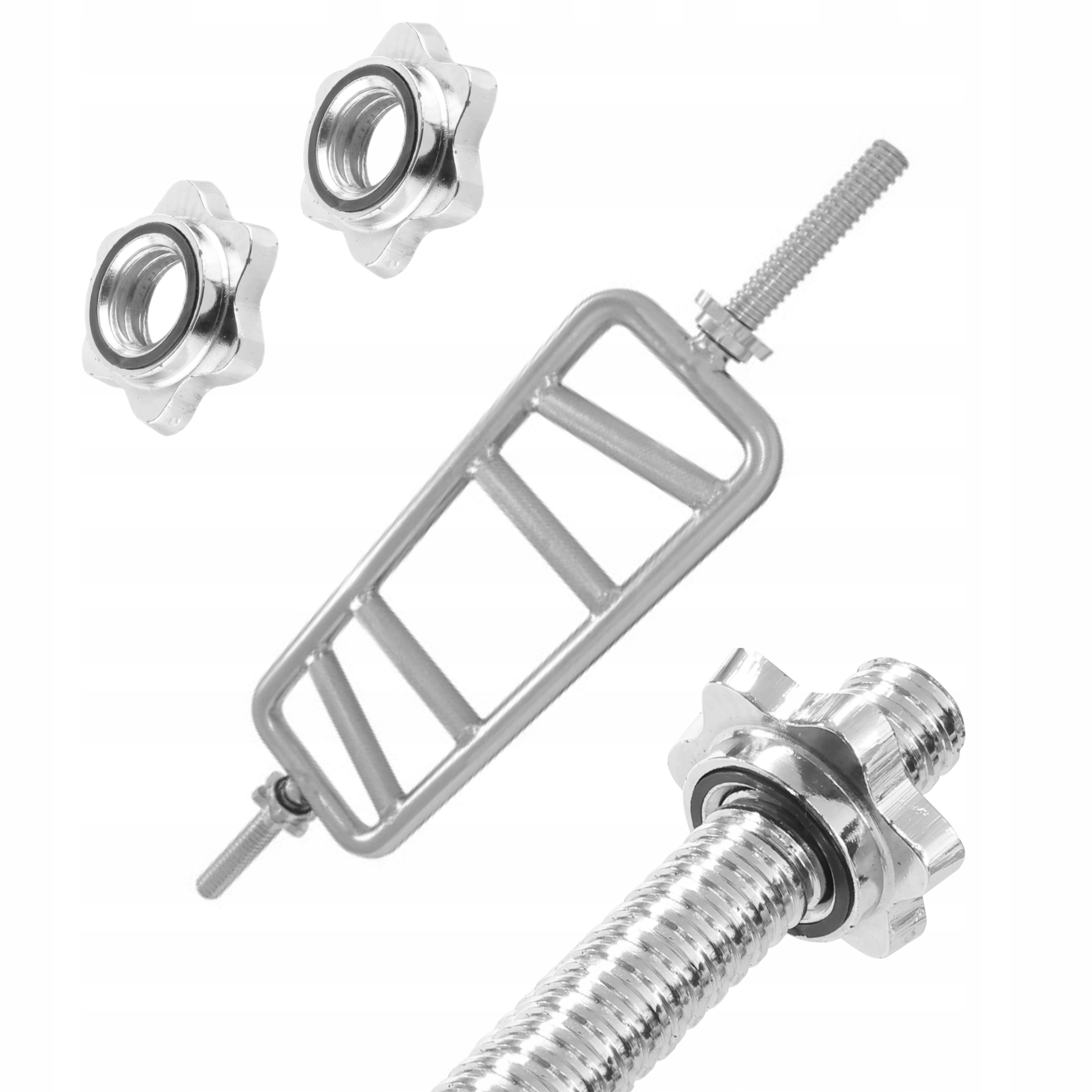 

Gryf kratownica, krata 87 cm 28 mm zaciski sztanga