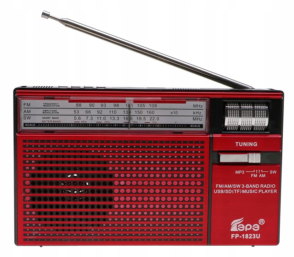 

Radio Przenośne Akumulator Kuchenne MP3 Usb 2380