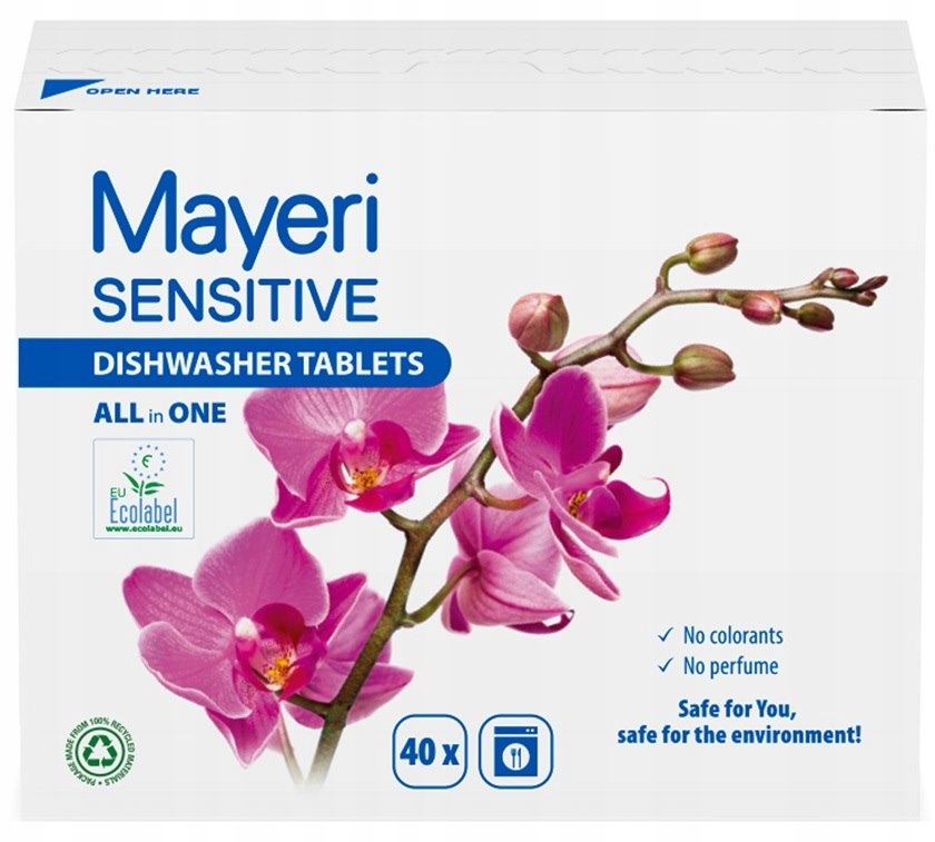 Tablety do myčky sensitive all-in-one 40ks Mayeri