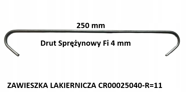 

Zawieszki Lakiernicze CR00025040-R=11 50 szt.