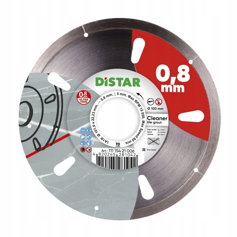 Čisticí kotouč Distar Diamantový Kotouč 100 x 0,8 x 5 x 22,23 mm