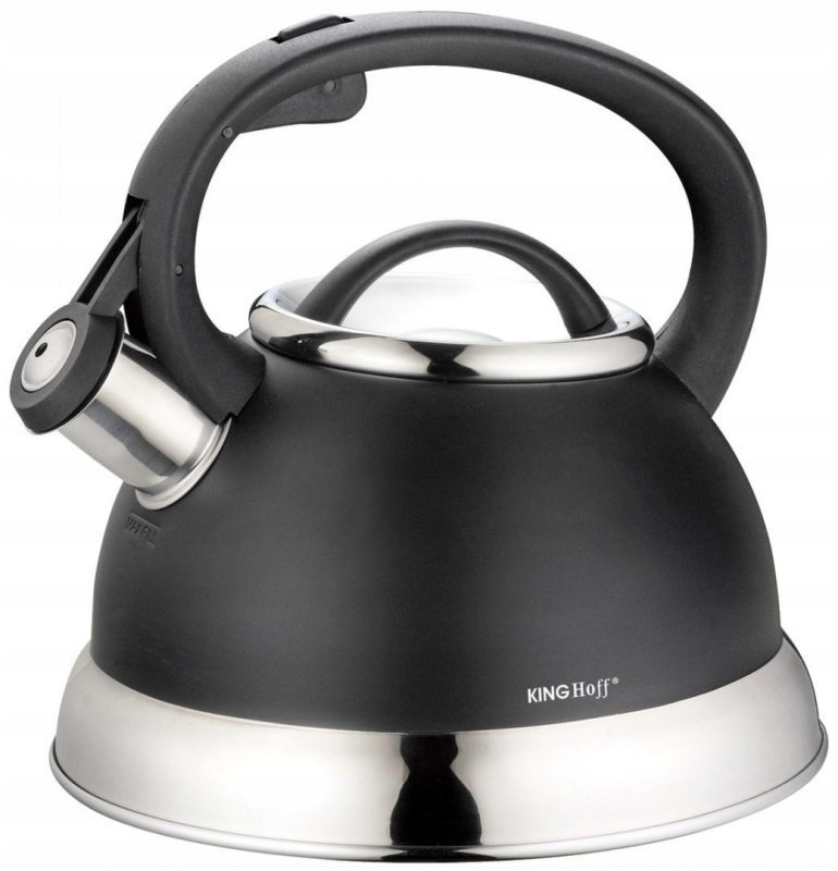 Konvice Kinghoff KH-1224 2,4L Ocelová píšťalka Indukce Plyn