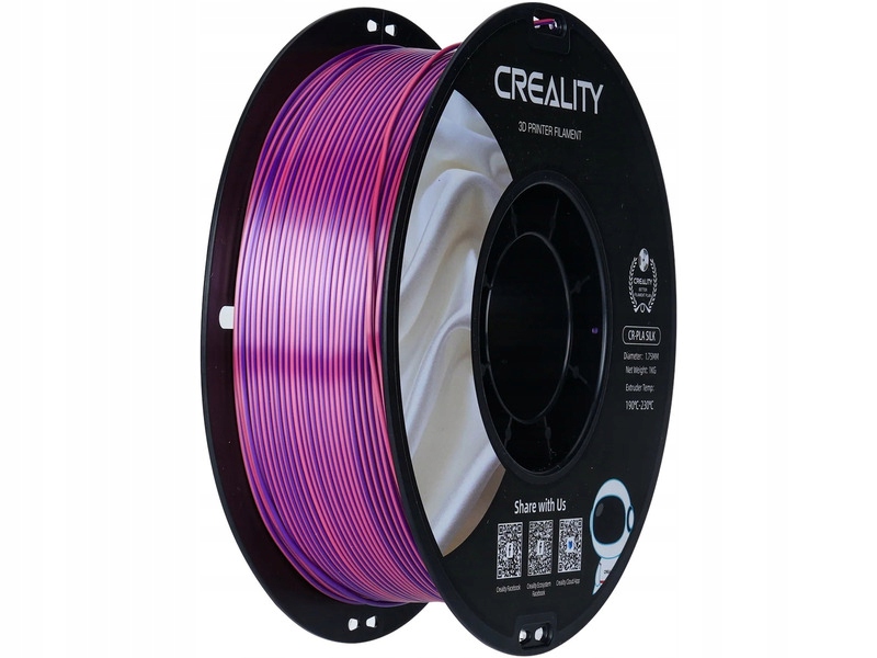 Filament Creality CR-Silk Pla, Średnica 1.75 mm, 1 kg (1 szt.)