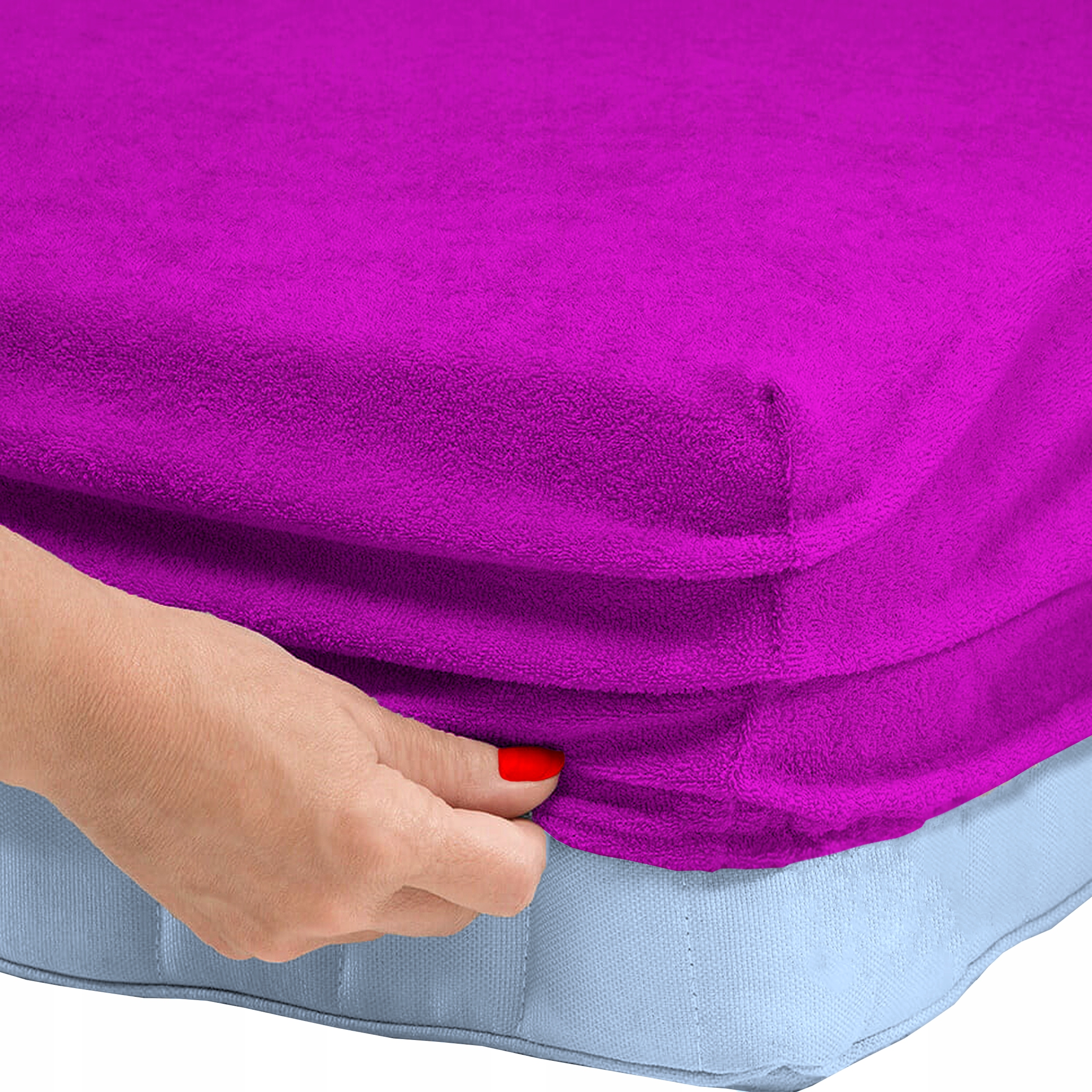 PRZEŚCIERADŁO FROTTE 80X160 Z GUMKĄ GRUBE POLSKIE