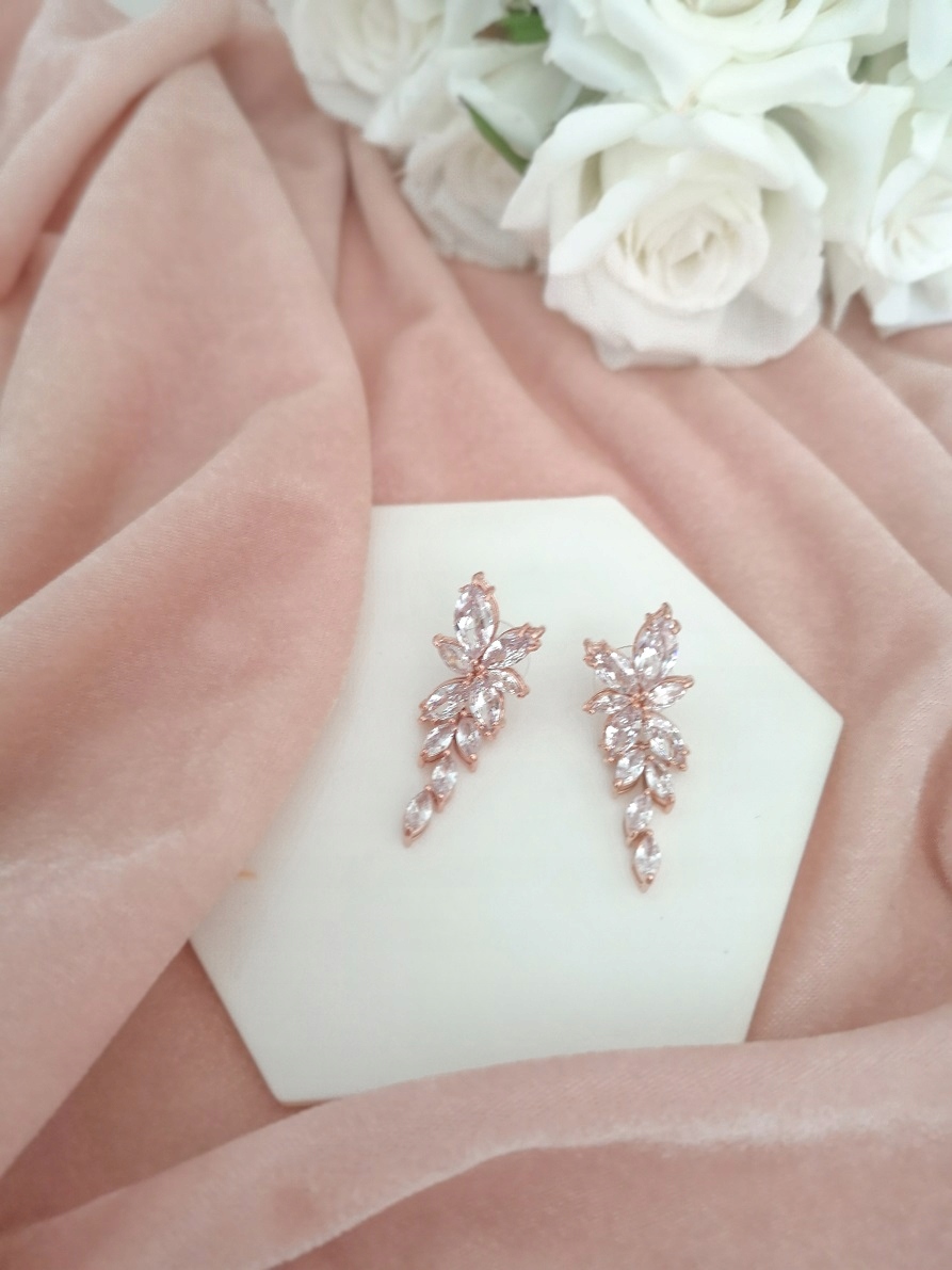 Kolczyki Amore Rose Gold Marka bez marki