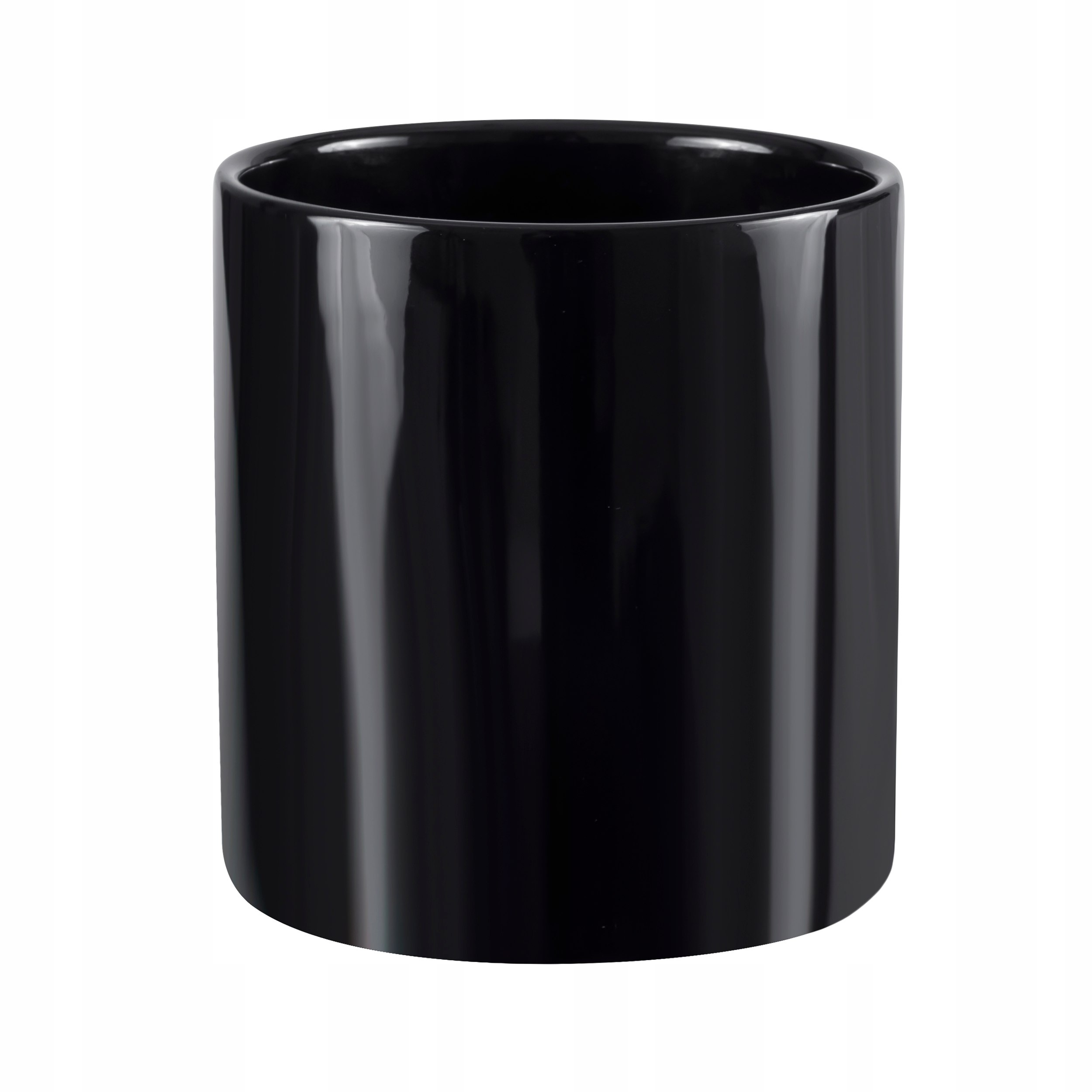 

Doniczka osłonka ceramiczna walec 8x8 cm Czarny