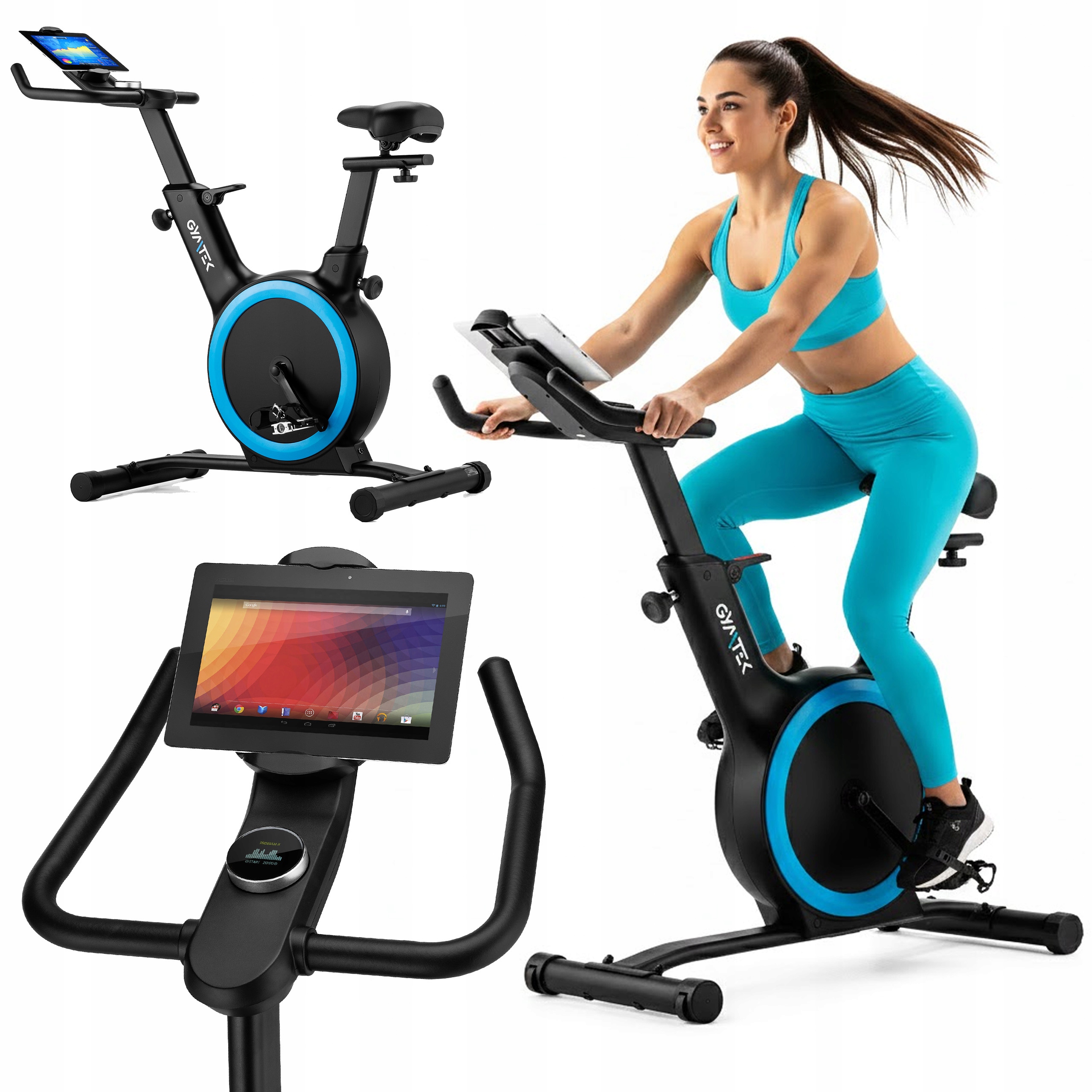 Rower Stacjonarny Magnetyczny Rowerek Aplikacje Treningowe Xb Cardio Gymtek