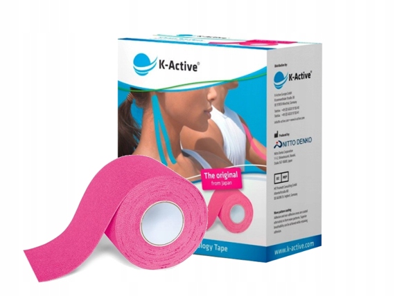 

Plastry taśma K-active tape kinesitaping tejpy Róż