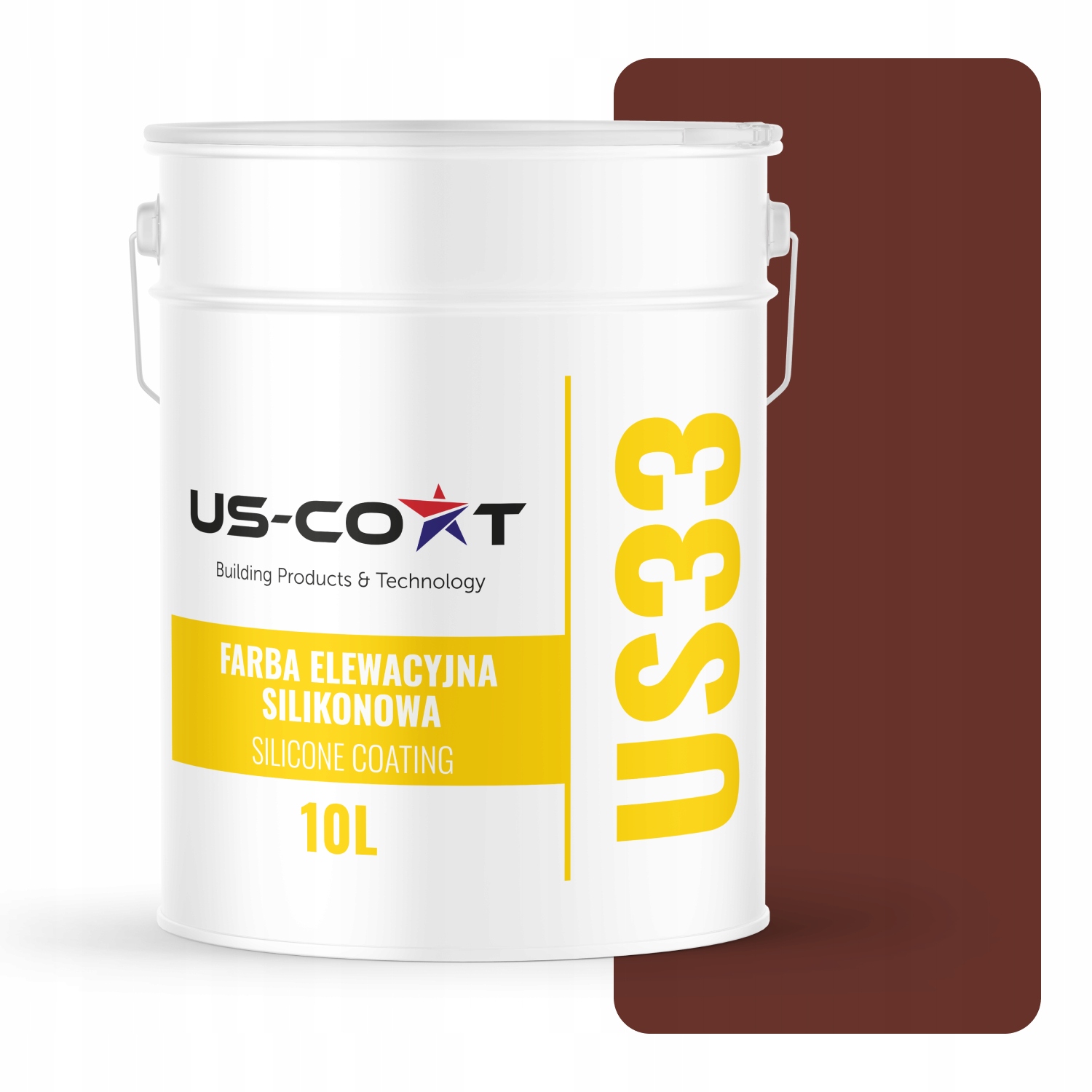 Barva Pro Malování 10L Červená Hnědá Ral 8012 Uv