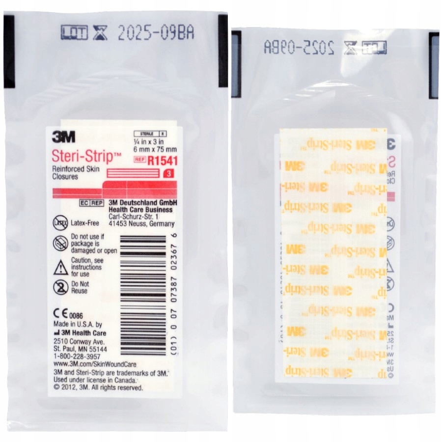 Paski do zamykania ran STERI STRIP białe 6x75mm białe