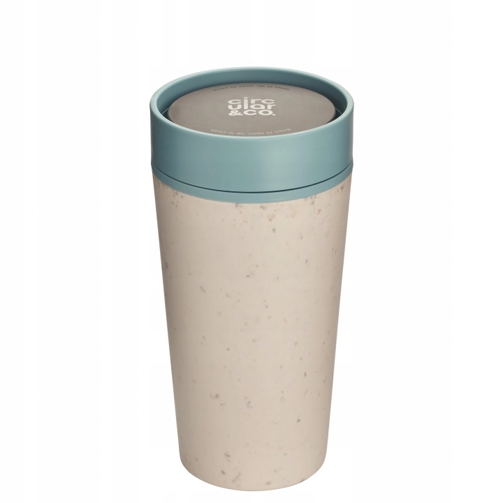 

Kubek Circular Cup 340 ml kolor kremowo błękitny