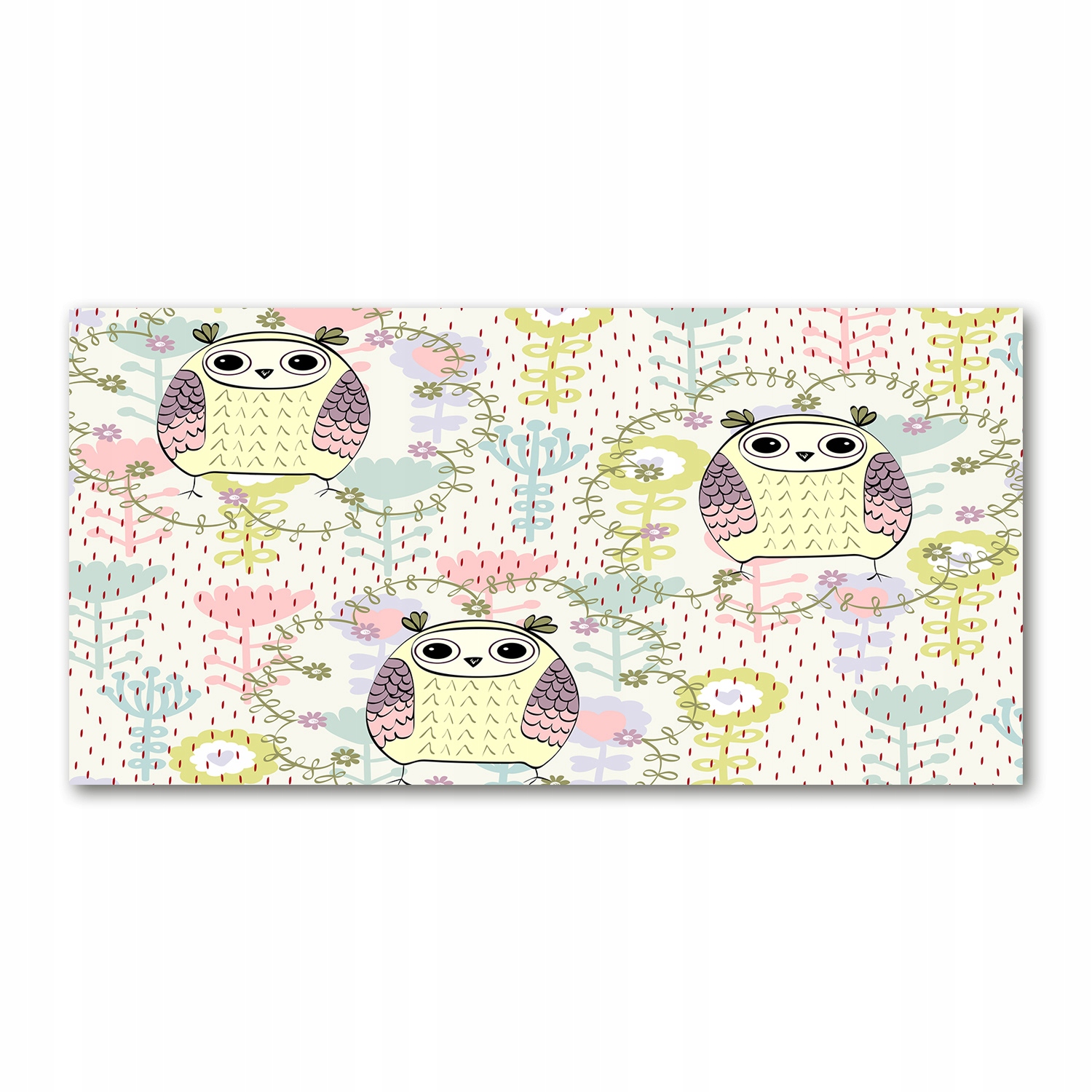 

Foto obraz zdjęcie szkło hartowane Sowy 140x70