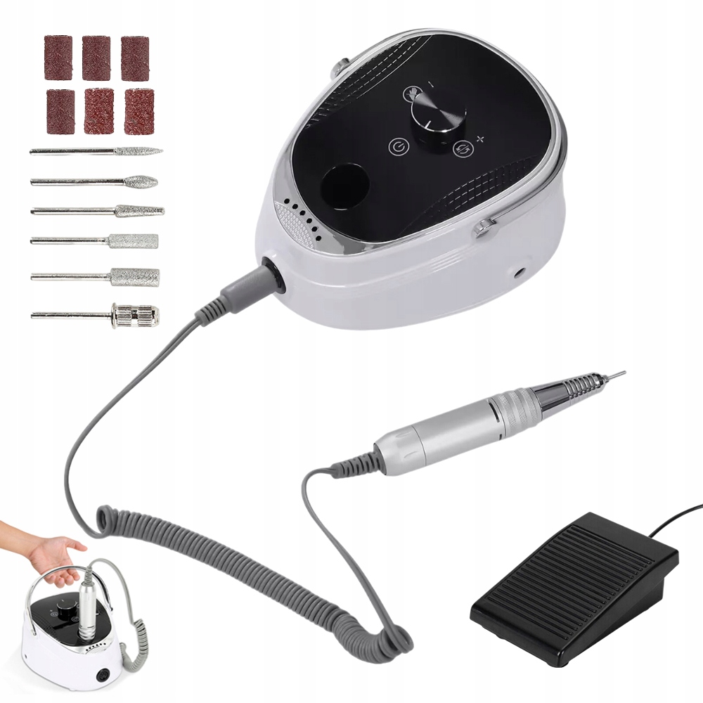 Elektrická Bruska Na Nehty, Profesionální, Přenosná, 35 000 Ot/min