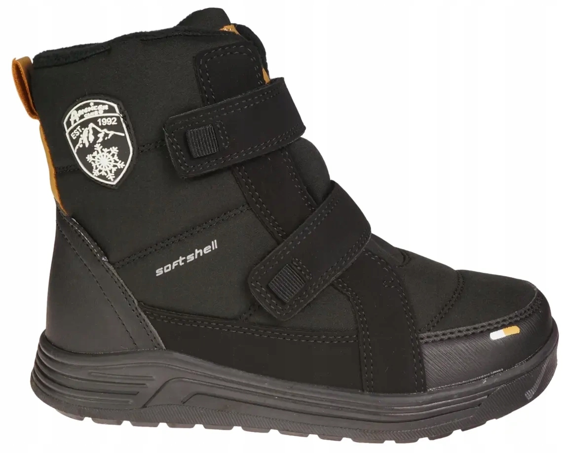 Dziecięce buty zimowe American Club CHL150/24BL czarne