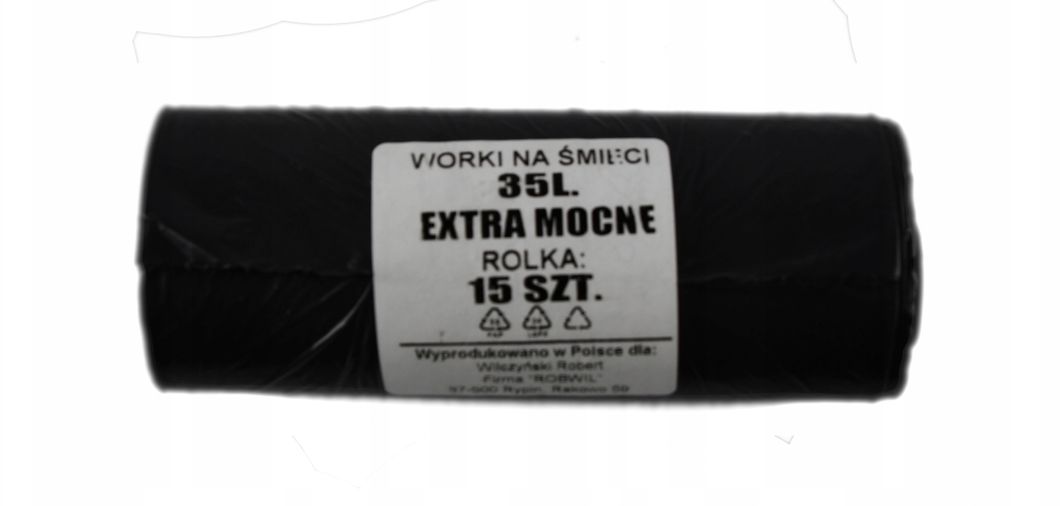

Worki Na Śmieci 35L Czarne Extra Mocne 15szt