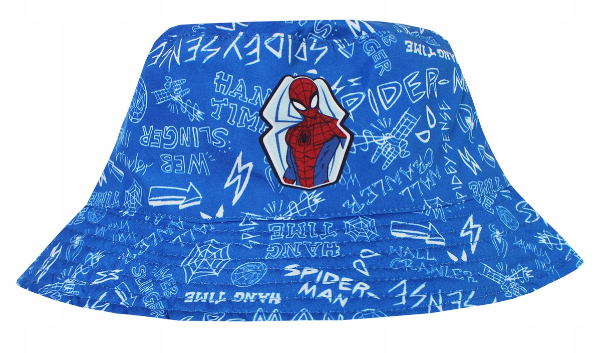 SPIDERMAN MARVEL KLOBÚK BUCKET HAT PRE CHLAPCA NA LETO PRED SLNKOM 52CM