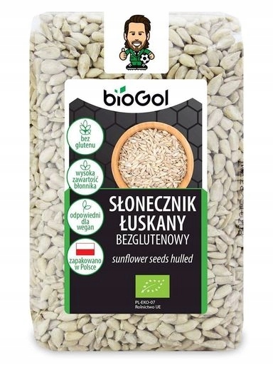 6 x Biogol Slunečnicová semínka loupaná bezlepková Bio 350 g