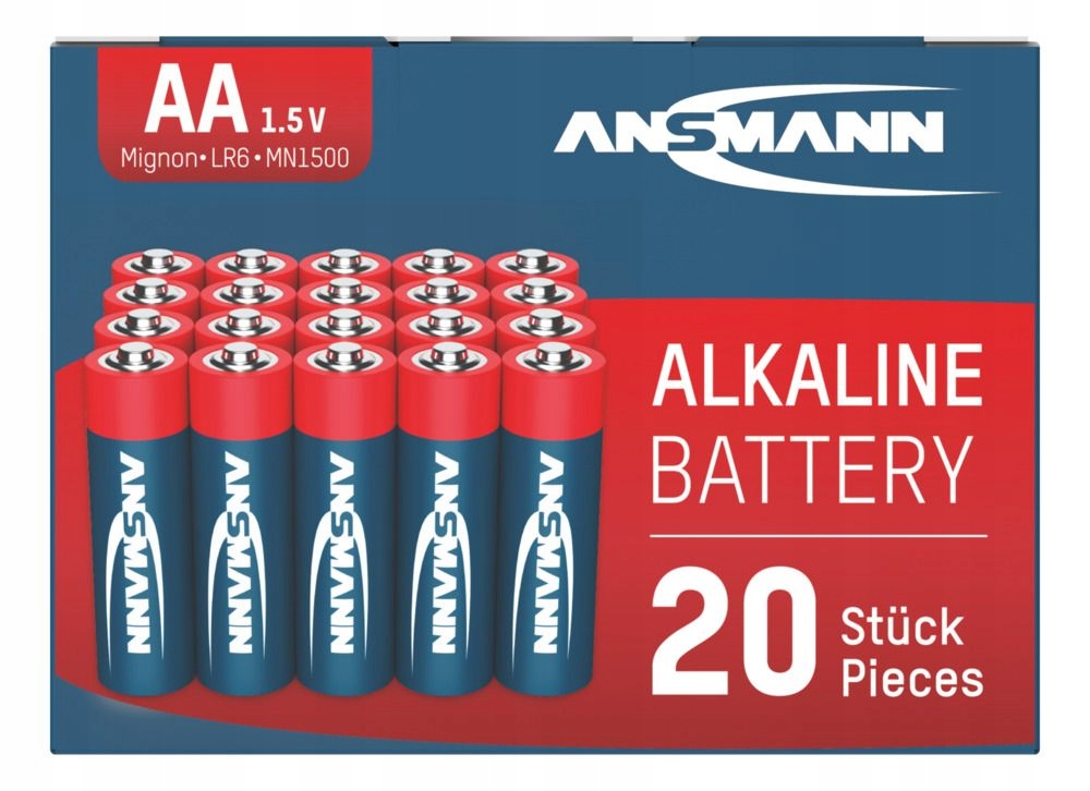 Baterie alkaliczne Ansmann Aa LR6 20 szt