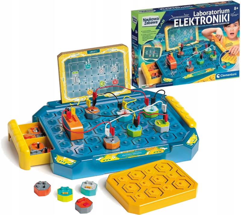 CLEMENTONI NAUKOWA ZABAWA LABORATORIUM ELEKTRONIKI