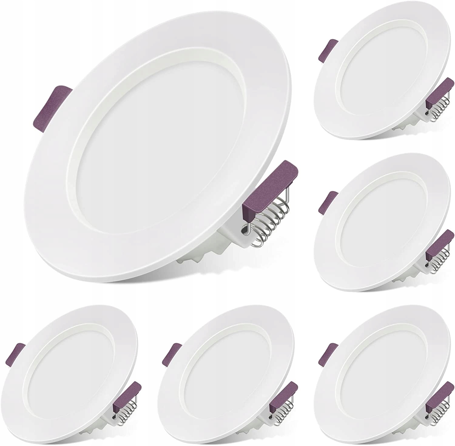 

6 Szt Oczko Sufitowe Lampa Led Downlight 6W 3000K