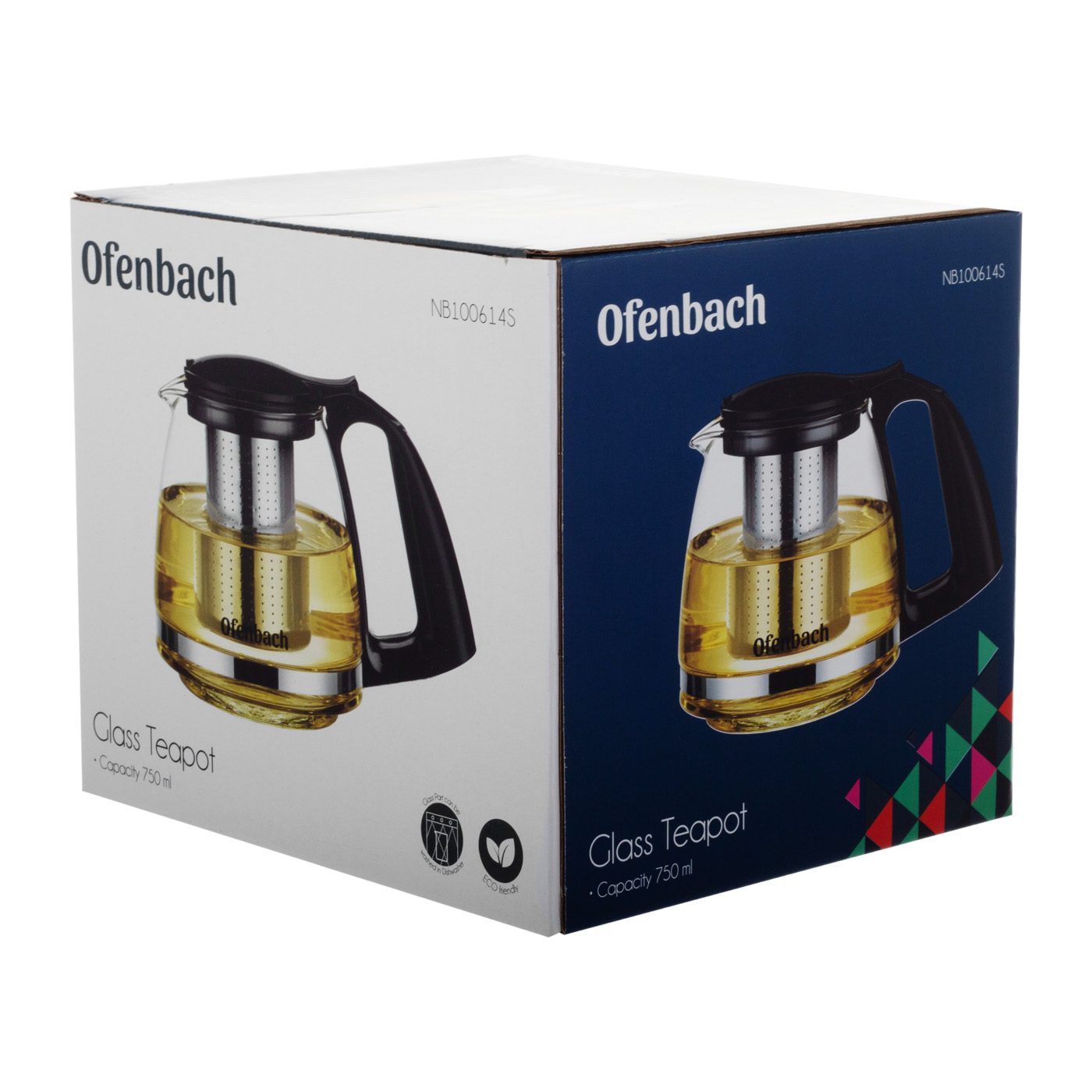 SZKLANY ZAPARZACZ HERBATY ZIÓŁ DZBANEK OFENBACH Stan opakowania oryginalne