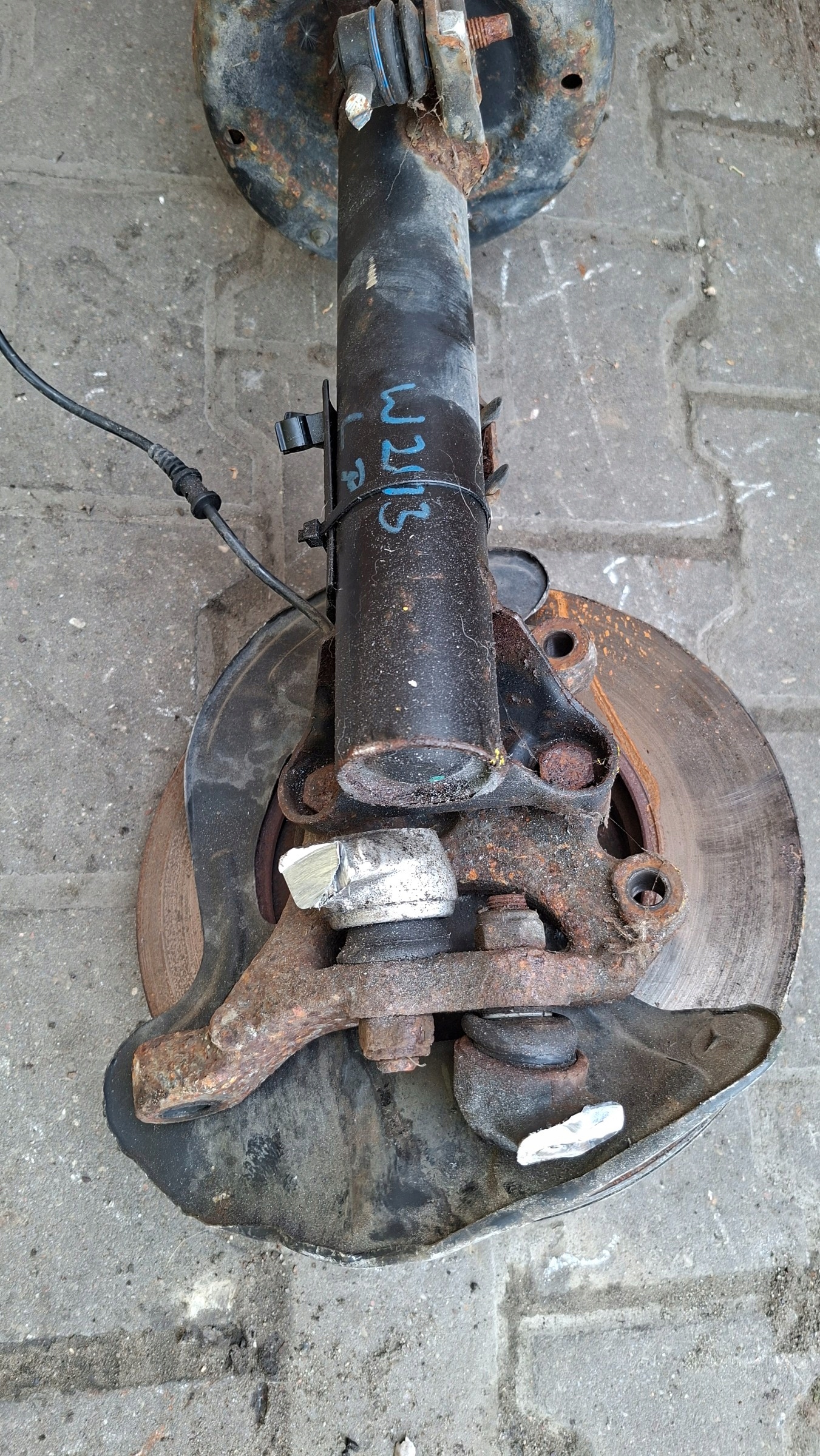 shock absorber spring right front MERCEDES W203 1.8