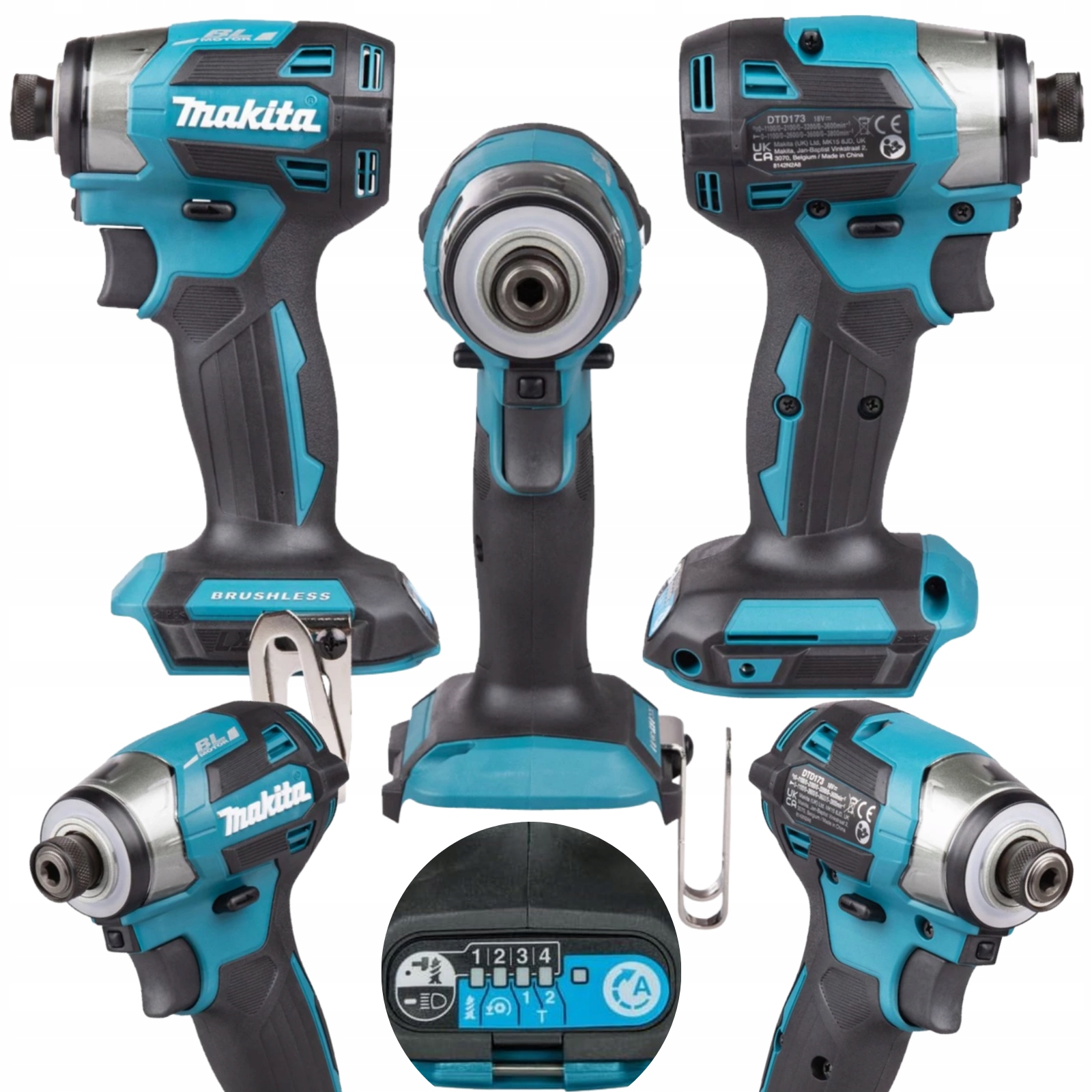 Makita Zakrętarka udarowa klucz udarowy 1/4" 18V 180Nm DTD173Z Makita Body