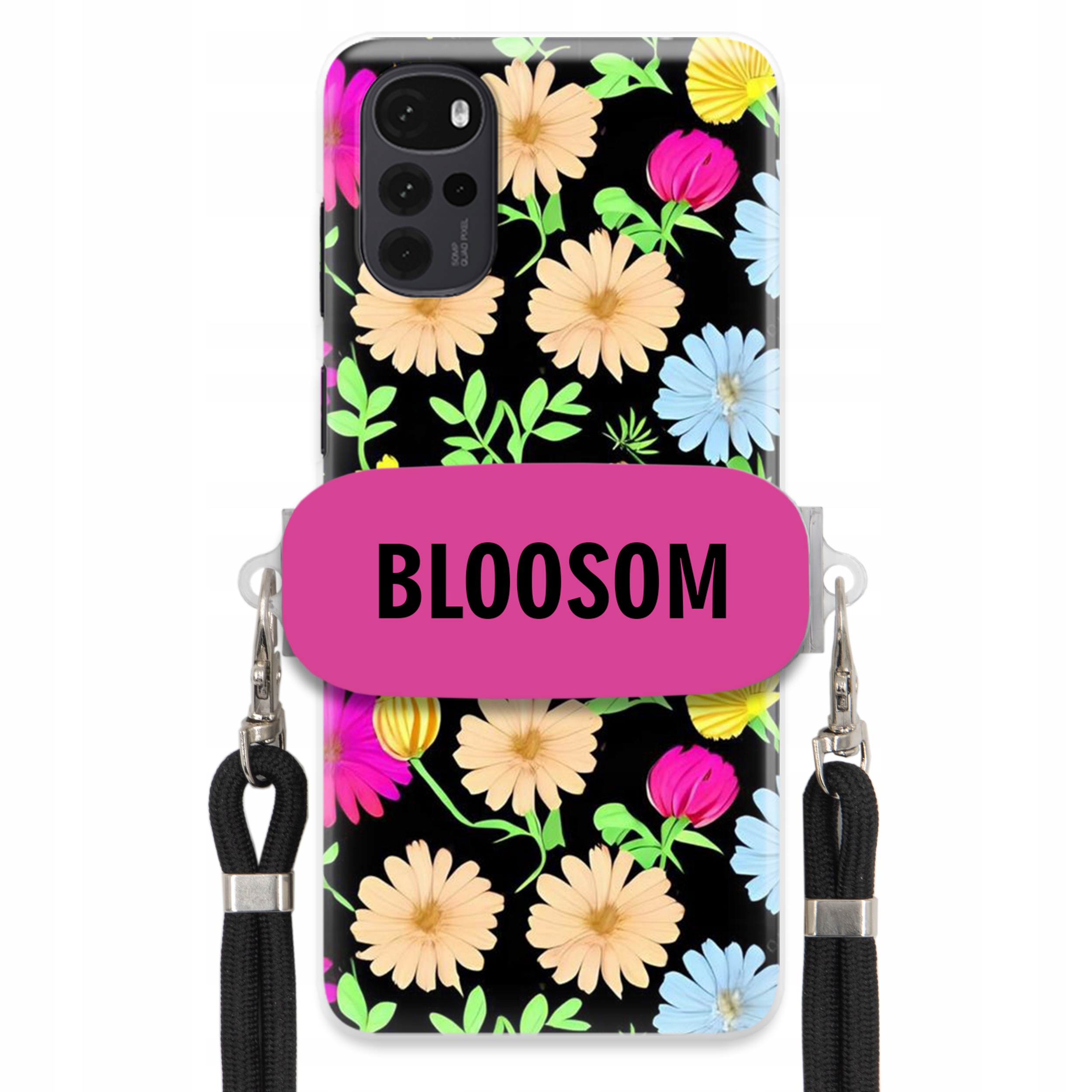 Puzdro Crossbody Pre Motorola G22 4G Puzdro Case Kvety Bloosom Flower