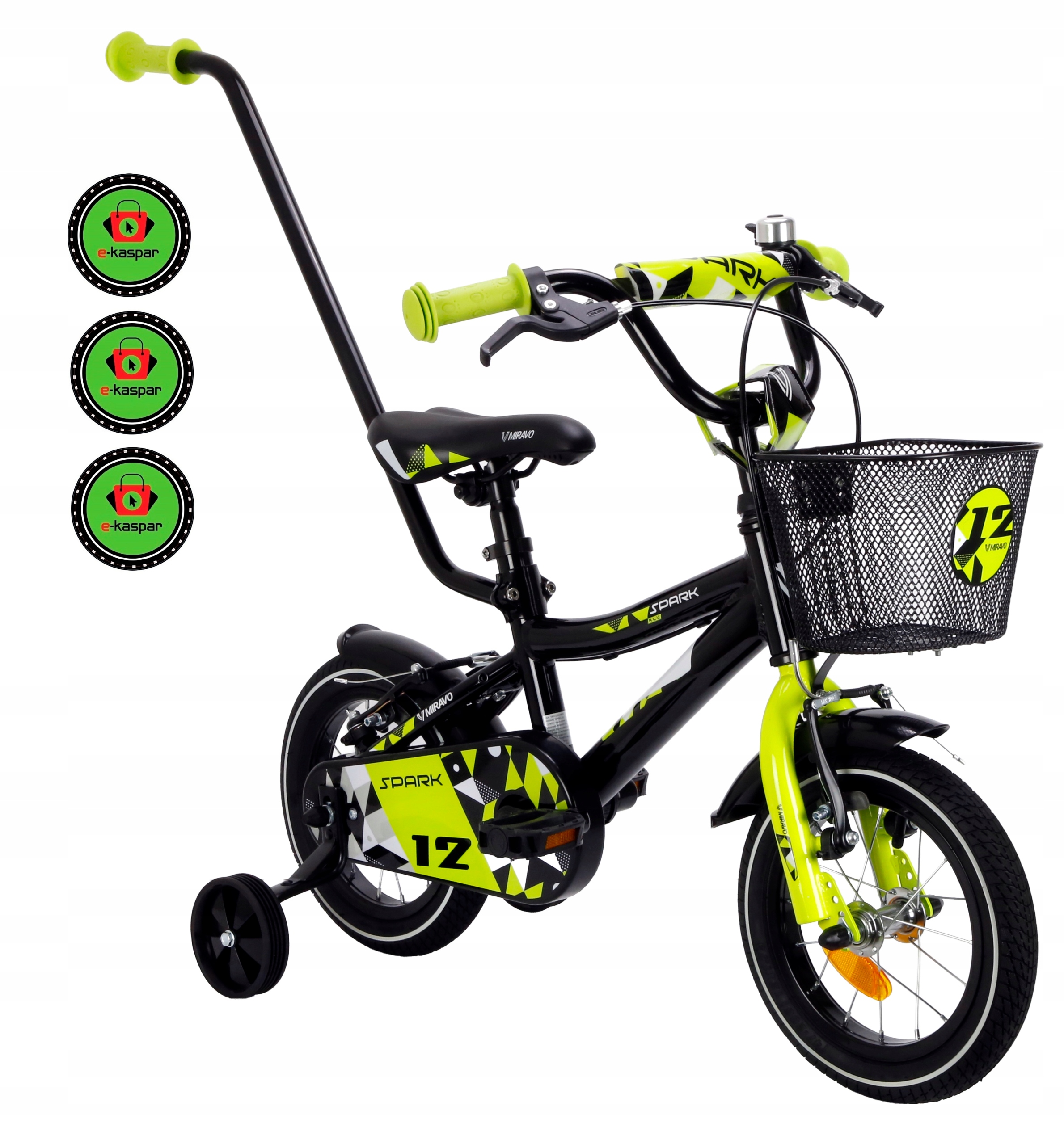 Rowerek Dziecięcy 12 Cali Miravo Rower Alu Dla Chłopca Prowadnik