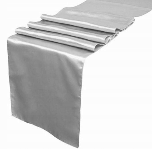 

Bieżnik Satynowy Gładki Srebrny 36cm x 9mb