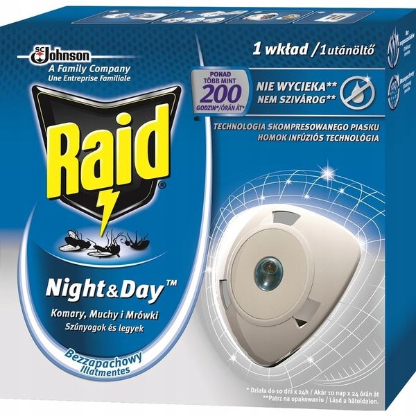 

Raid Zapas Urządzenia Night And Day Komary Mrówki