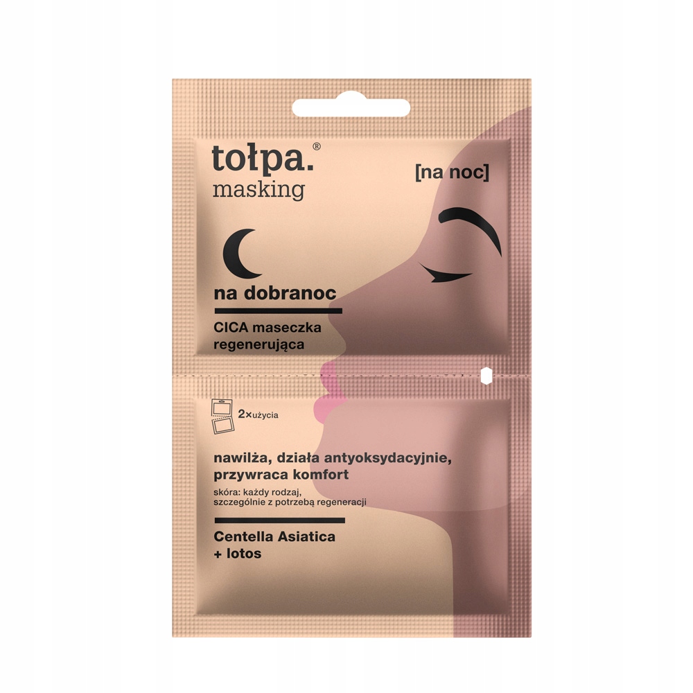 

Tołpa Masking na dobranoc Cica maska regenerująca
